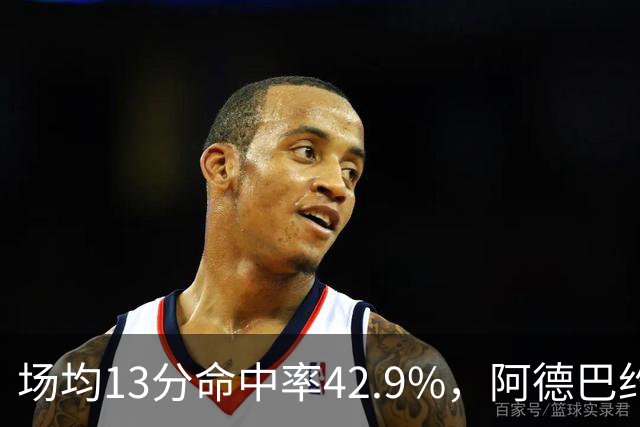 场均13分命中率42.9%，阿德巴约回击：别把我当替罪羊